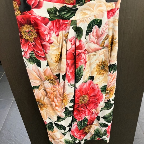 Dolce & Gabbana Camellia Print Cady Tulip Skirt - NEW WITH TAGS - Picture 9 of 16